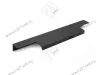 Профиль-ручка торцевая 128мм (L196мм) черный матовый превью 1
