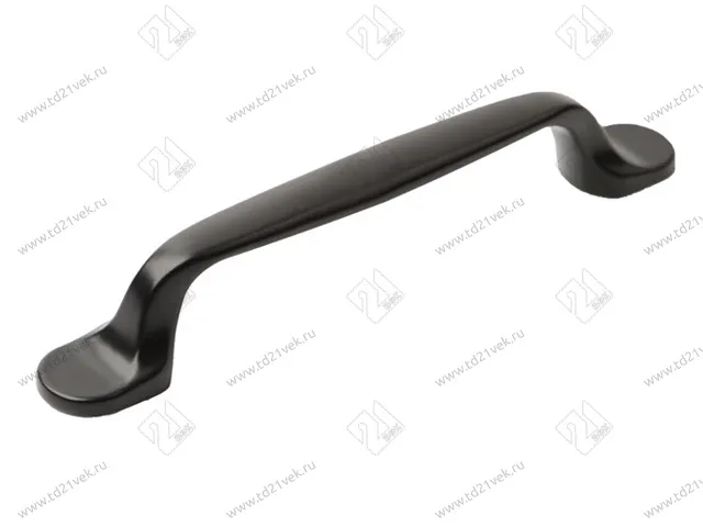 Ручка-скоба 96мм, черный матовый, AL 112 1