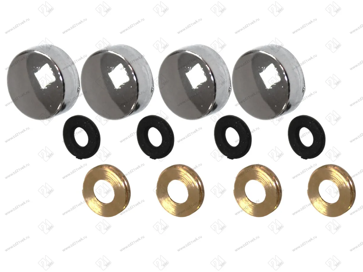 Зеркалодержатель, d=20мм, сталь, хром, (1 компл = 4шт) 1