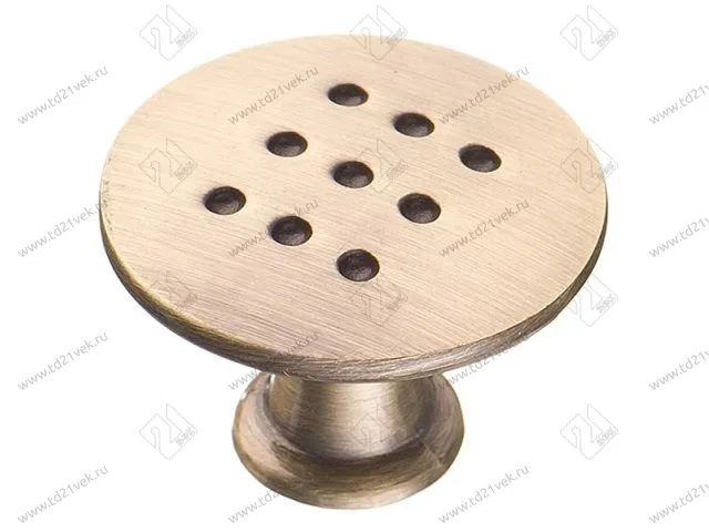 K-1060 AB Ручка-кнопка, античная бронза <120/600> 1