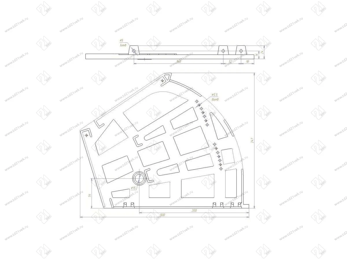 Механизм для обувниц тройной, белый (индивидуальная упаковка) 2