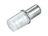 Полкодержатель для стекла d5мм, для стекла (цинк/транспарент)