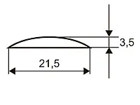 Декор "Sal-M29" <21мм>(золото) sari <75/300>