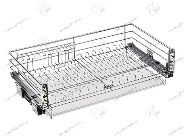 SND-02-800 Сушка выкатная c доводчиком в нижнюю базу 800 мм с поддоном с фас.крепл. (425*768*210 мм) <1> 1
