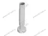 104-01-23-302 Ножка Mesan цокольной опоры с основанием h: 120мм, (115-145мм) белая <400> превью 1