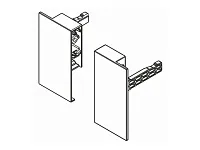 Крепление внутреннего ящика Dragon-Pro, H95 мм, белый, комплект- 2 шт.