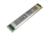 06.800.01.363 Блок питания стаб. напр. для LED, плоский, 220VAC/12VDC, max 200Вт, IP20, с защитой от КЗ и перегрузки, алюминевый корпус,  306х53х22мм