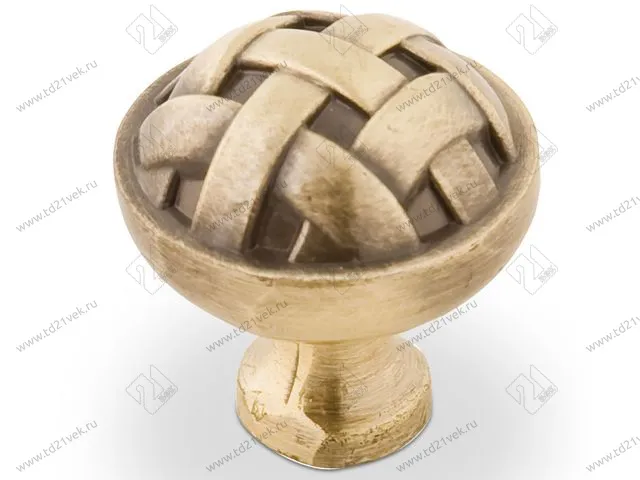 RK-05-27 BA Ручка-кнопка, диам. 27 мм, бронза <100/500> 1