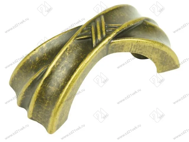 RS422EAB.4/32 Ручка-скоба 32 мм европейская старинная латунь <50> 1