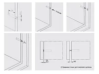 10299925(Y) Samet Толкатель (короткий) (для петли с пружиной) (серый) <125>