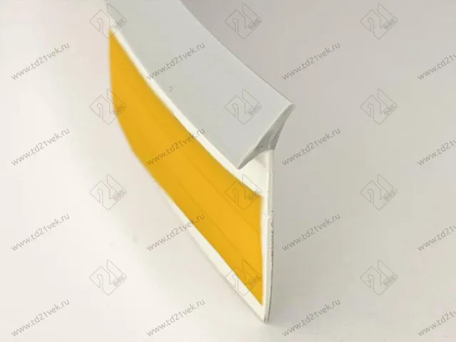 Уплотнительный гибкий плинтус для столешницы Аврора 7мм со скотчем, 1 бобина 5м, серый 1