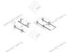 Полка для клавиатуры, серая, пластик, сталь SK-027-80 <1/10> превью 4
