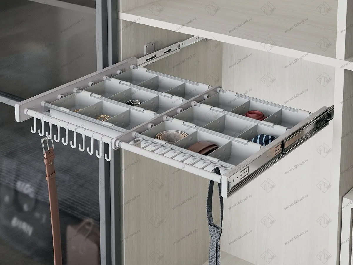 S-6327-G Органайзер выдвижной в базу 700 мм, Starax, (655-675х510х100) 2