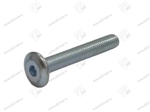 Винт с плоской головкой М6хL40мм, N=4, цинк 1