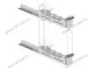S-2661-U-W Бутылочница 150, Starax, направляющие Blum Tandem, (108х475х556 мм), выдвижение правое, белая превью 2