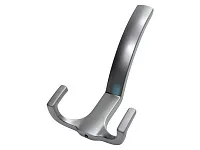 Крючок трехрожковый, хром матовый, V LORD, в комплекте: саморез 2 шт., крепёжная планка, ключ