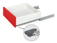 DB8785Zn/350 Направляющие 350 мм push-to-open скрытого монтажа B-slide  <10>