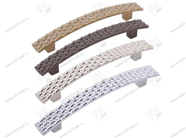 Ручка-рейлинг С23/96 пластик, хром <250> 2