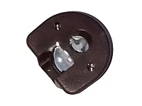 ACKRF016 Стяжка RAFFIX DUO d20*H12,5 мм с эксцентриком для плиты 16 мм, коричневая