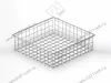 Корзина сетчатая 120*400*400 мм, метал.cеребристый <4> превью 1