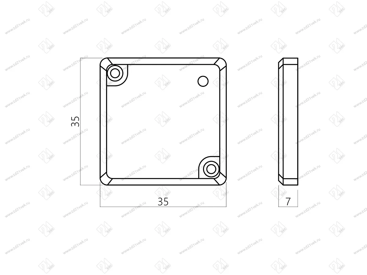 08.800.00.301 Выключатель емкостной на касание CSS-2, скрытого монтажа, 12В, черный 6