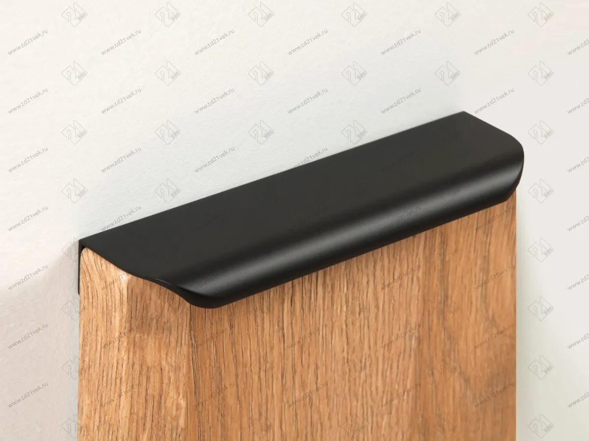 RT110BL.1/128/150 Ручка торцевая 147 мм матовый чёрный <50> 1