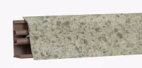 Плинтус для столешниц "арт стоун бежевый"  3,0 м ПВХ LB-381-6192  (№338) <1/20>