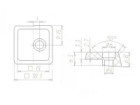 Зеркалодержатель (белый) <1/500>