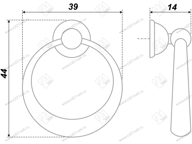 RC031AB.3 Ручка-кнопка C3120, старинная латунь <50/500> 2