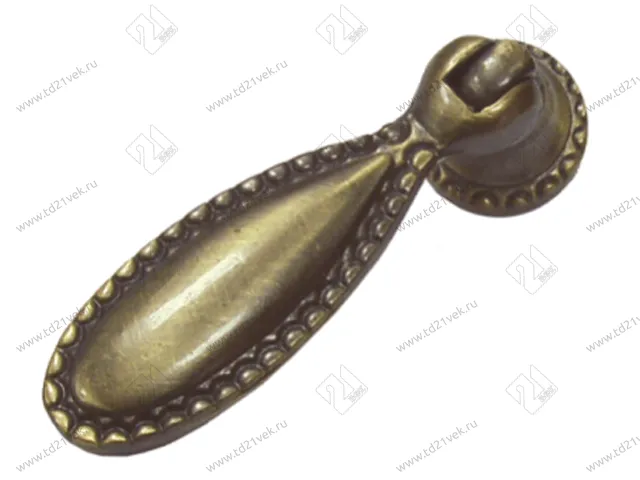 RC041AB.4 Ручка-кнопка, старинная латунь <50> 1