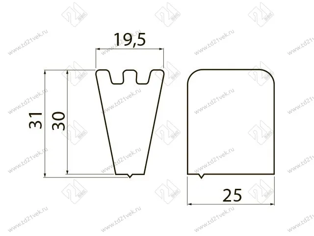 GZ-GANZA-1-10 Ручка-кнопка GANZA, белый глянцевый  <25> 2