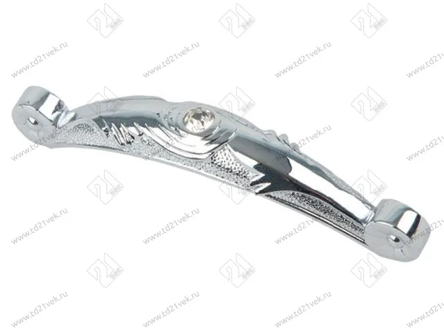 CRL16-96 Ручка-скоба с кристаллами, хром <70/350> 1