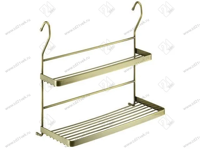YJ-G212 AB Полка двойная mix (340х150х300) бронза <10> 1