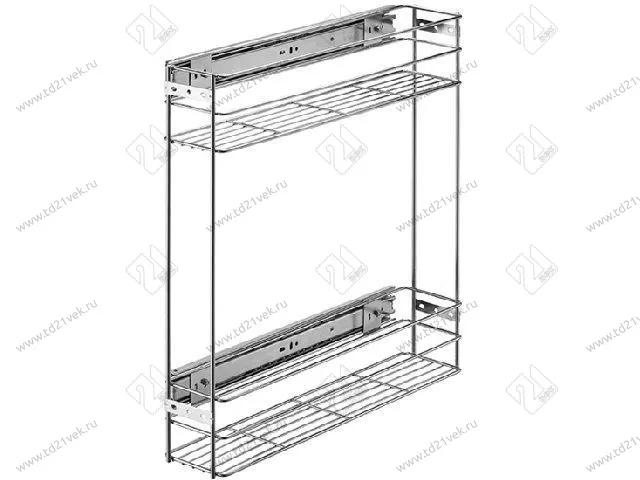 YJ-G6007 (VK-02-150-D) Бутылочница "ЭКО" 150мм с боковым креплением с доводчиком <1> 1