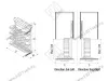 S-2181-C Винный шкаф в базу 400 мм, Starax, направляющие Blum Tandem, (260х470х640 мм), с доводчиком, левая превью 4