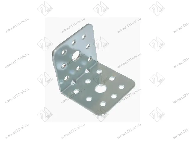 Уголок крепёжный 40*40*40*1.5, усил.  цинк <100> 1