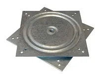 Механизм поворотный (пластина) 150х150х2 мм, цинк