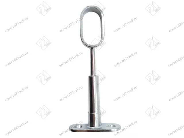 Штангодержатель для овальной штанги, проходной раздвижной, хром 1