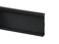 Цоколь с подсветкой 3м, черный матовый, H100/4000К, рефленый, комплект: LED лента SMD+рассеиватель+коннектор