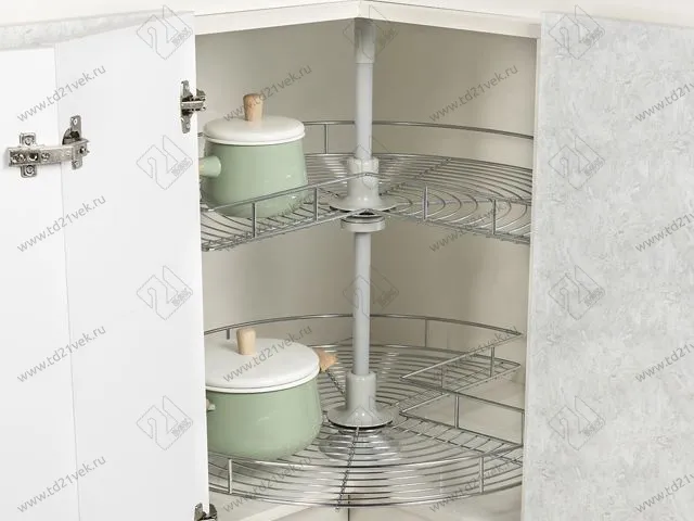 S-3021-C Карусель в базу 320+320 мм, Starax. 2-х ярусная, (d740х650-700 мм) 1