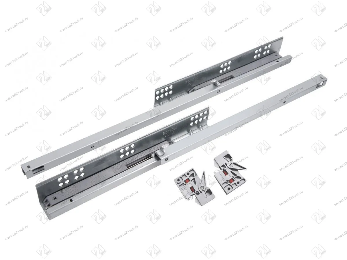 DB8882Zn/500 Направляющие 500 мм скрытого монтажа  с доводчиком <10> 1