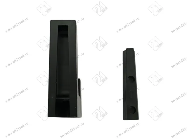 Пластиковый крючок, однорожковый, черный 3