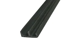 Направляющие для стекла 2м., черный