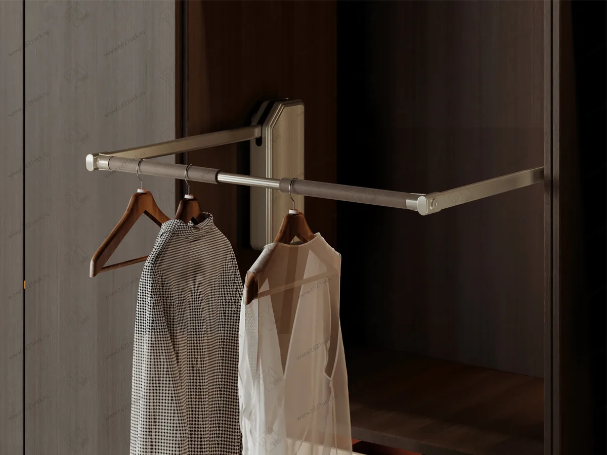 Пантограф для шкафа электрический RALPHIE, 764-964x140x881 мм, серый, с сервоприводом 6