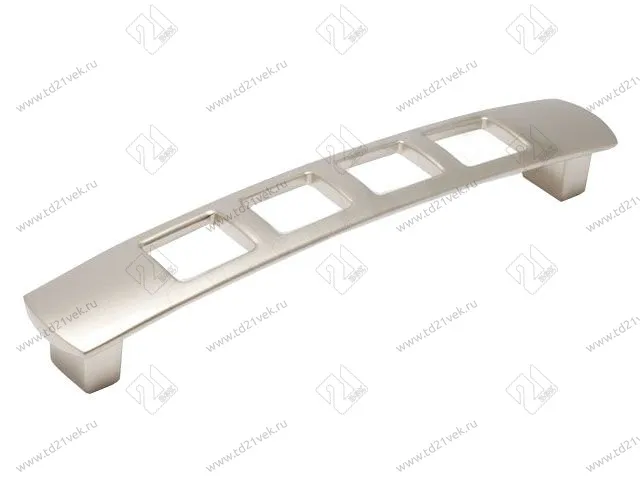 Скоба "Оскар" 5126-02/128 (мат.никель) <30/240> 1