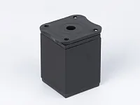 Опора декоративная H60+15мм, черный матовый