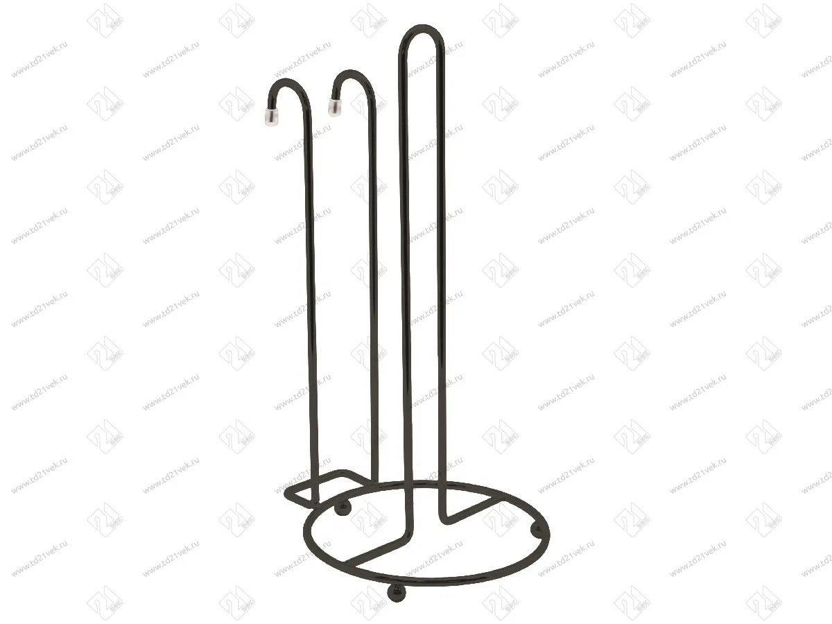 YJ-G218 BL Навесная полка для бум. полотенец, Д130 Ш153 В280, черный матовый <48 > 1