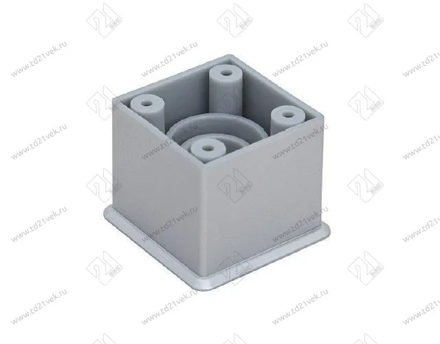 Опора регулируемая №2 (50х50х45) пластик, металлик <168> 1