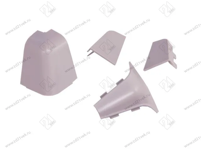 Комплект заглушек к плинтусам РИО-С/гл/рф, серый 1