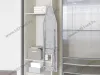 S-6611-G Встроенная гладильная доска, Starax, (150х340х1480 мм), серая превью 2